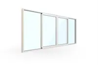 WG 100 Slimline 4-del Fasadparti