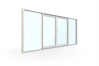 WG 100 Slimline 4-del Fasadparti