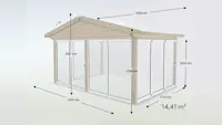 Sadeltak Basic Glas