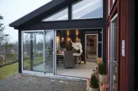WG 80 Fast fönster mallskuret / måttanpassat